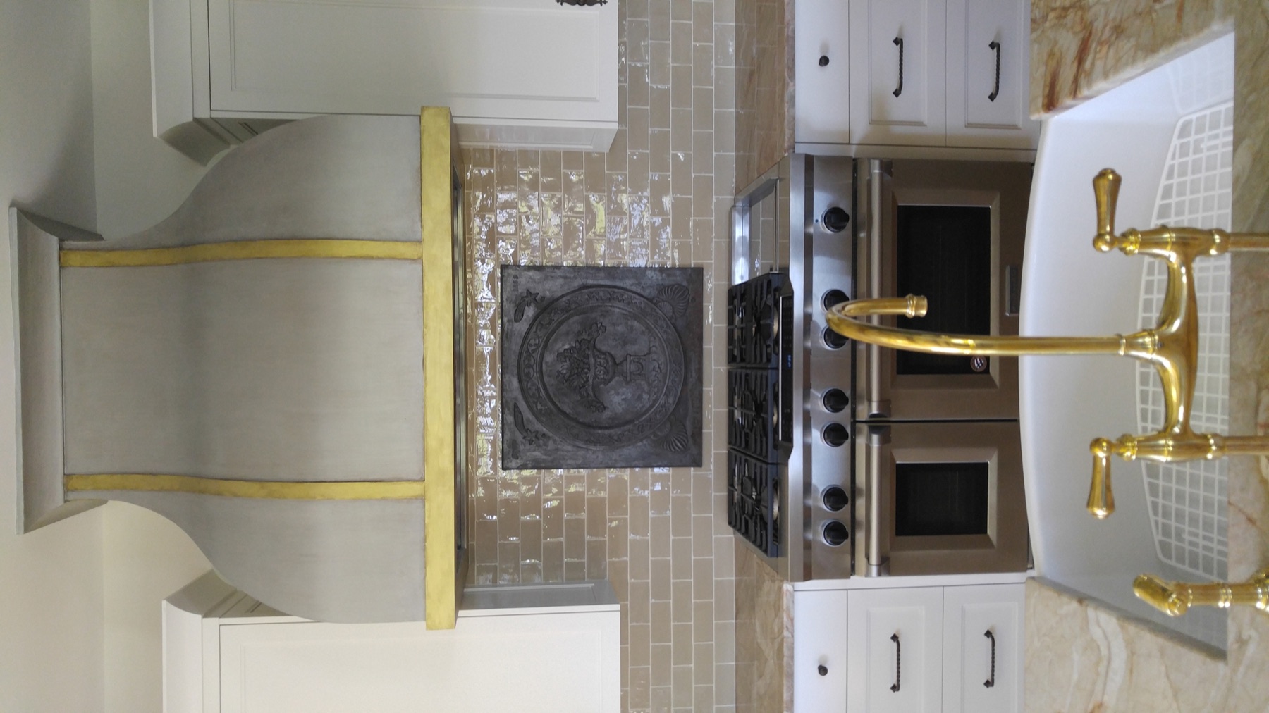 Custom hand-painted range hood by William Meyer, photo 1 of 23