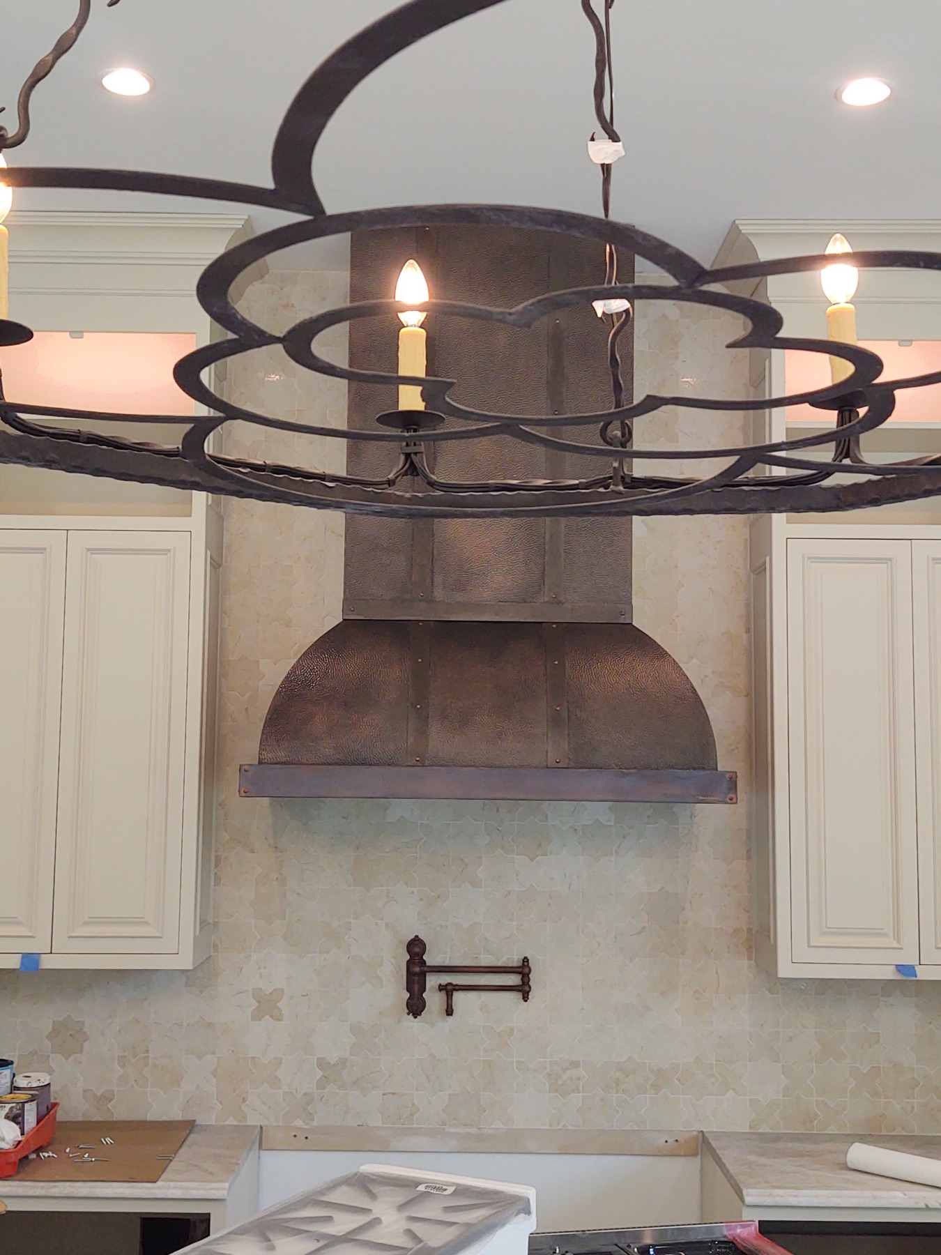 Custom hand-painted range hood by William Meyer, photo 16 of 23